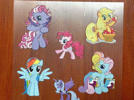 E-142 My Little-Pony 3D Embossed sticker 1 piece