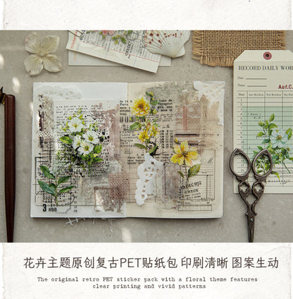 S-44  Kaleidoscope Notes Series Vintage Floral Landscaping Theme 6Style