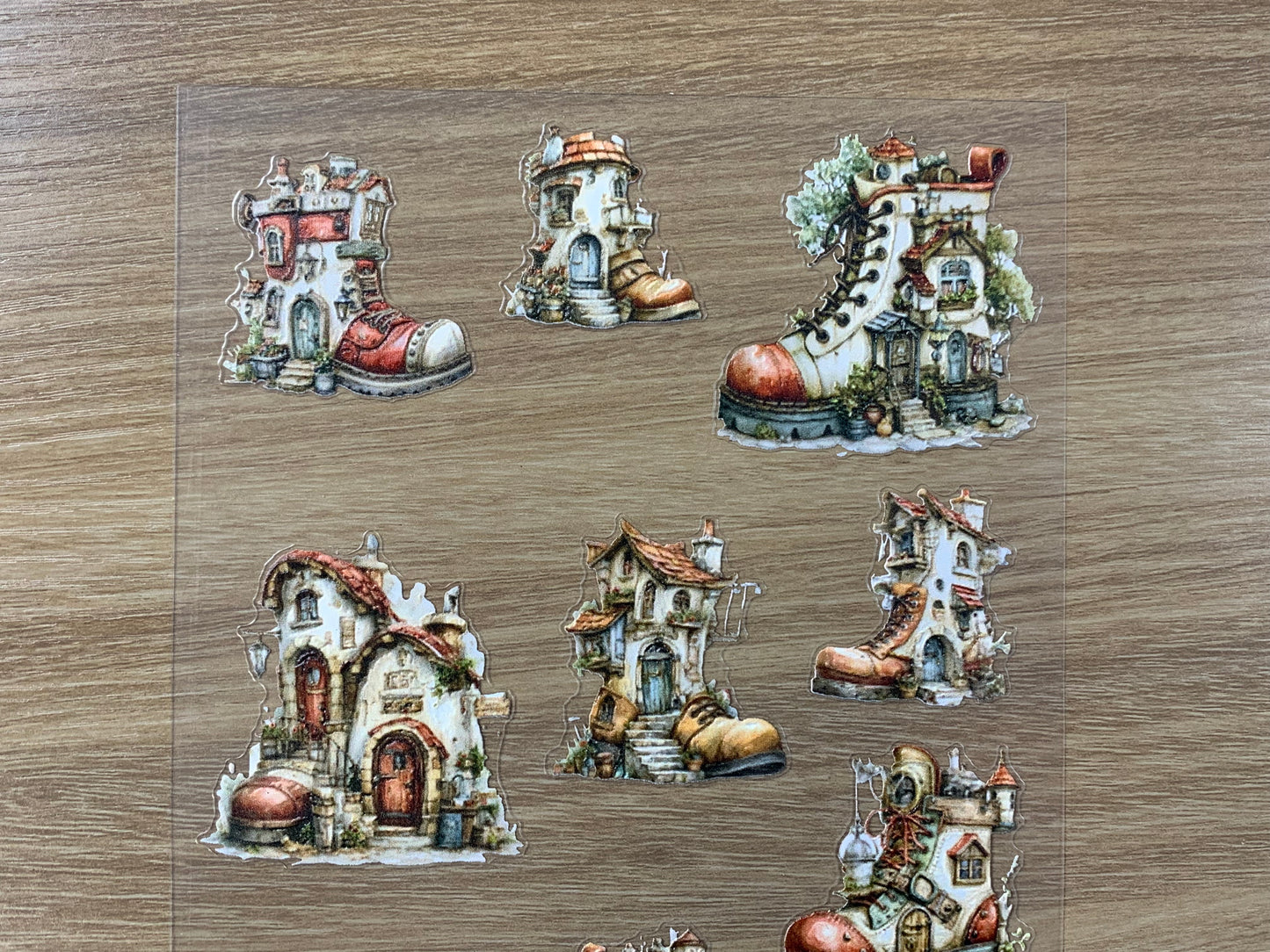 E-63 Boot Homes 3D Embossed sticker 1 piece
