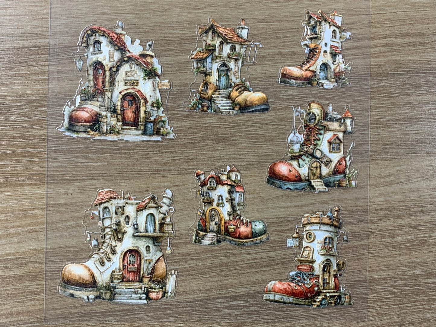 E-63 Boot Homes 3D Embossed sticker 1 piece