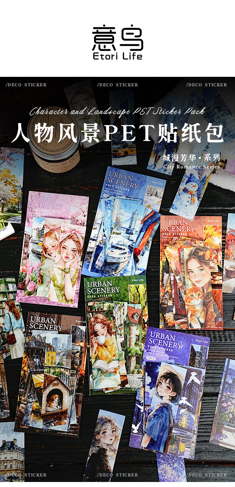 S-13 YiNiao City Romance and Youth Series Character and Scenery 6Style