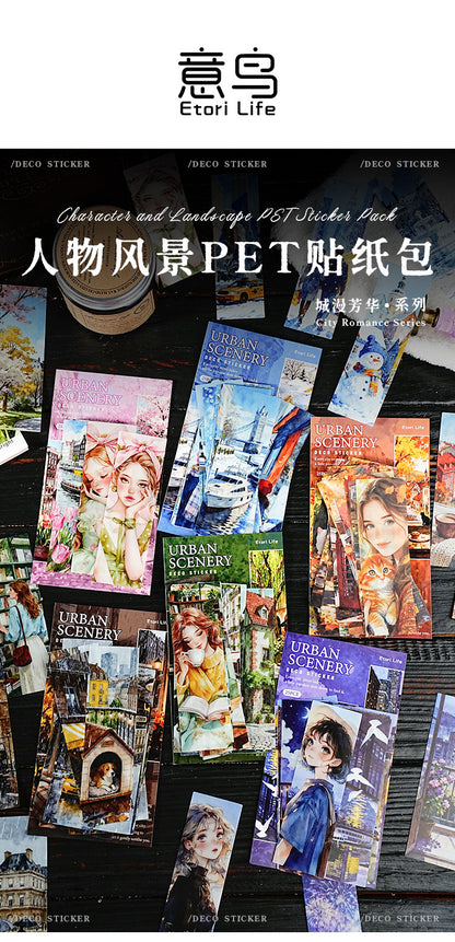 S-13 YiNiao City Romance and Youth Series Character and Scenery 6Style