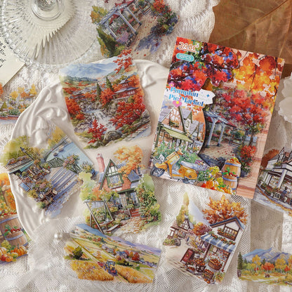 S-49  Seasonal Light Painting Series Sticker Pack 4Style