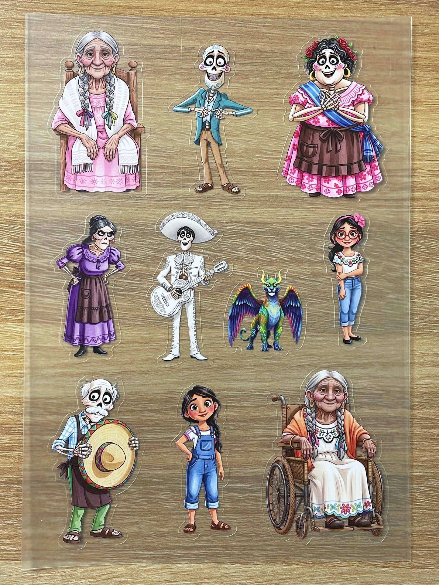 S26 CoCo  sticker pet precut A5 size 5 pieces