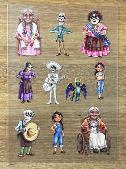 S26 CoCo  sticker pet precut A5 size 5 pieces