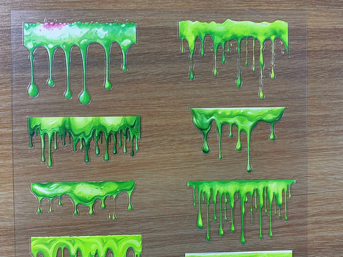 E-92 Sour Melt Goo 3D Embossed sticker 1 piece