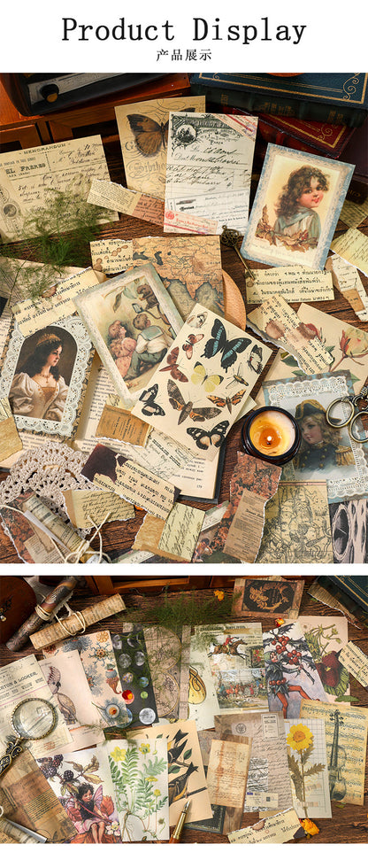 P-13 Ancient Forest American Retro Material Paper