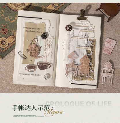 S-23 Prologue to Life Series Home Theme Hollow Sticker 4Style