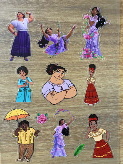 S37 Encanto  sticker pet precut A5 size 5 pieces