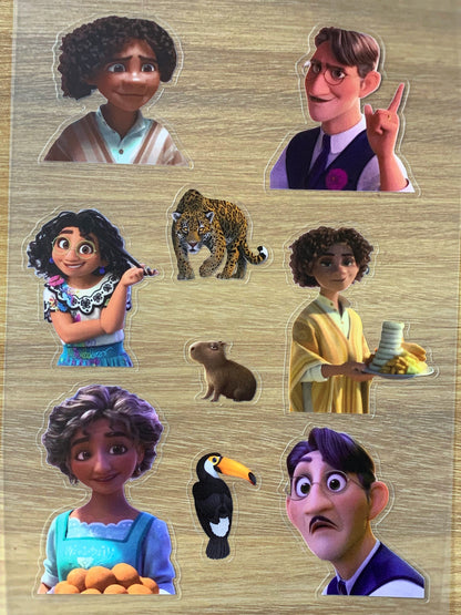 S37 Encanto  sticker pet precut A5 size 5 pieces