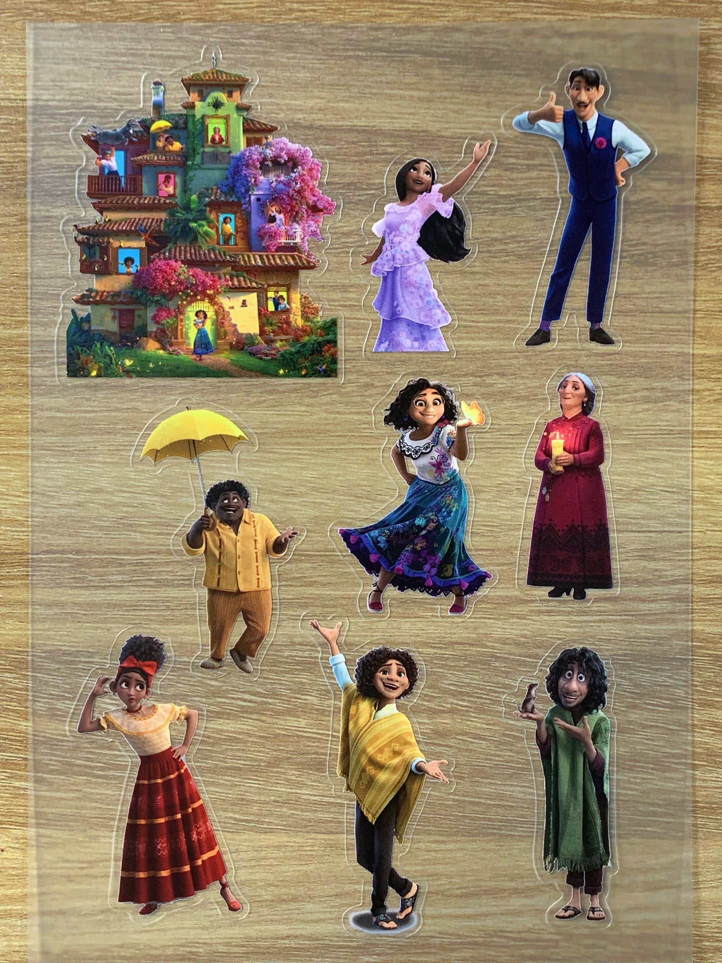 S37 Encanto  sticker pet precut A5 size 5 pieces