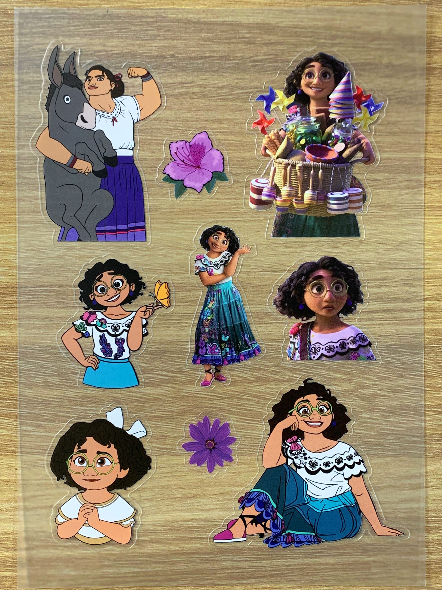S37 Encanto  sticker pet precut A5 size 5 pieces