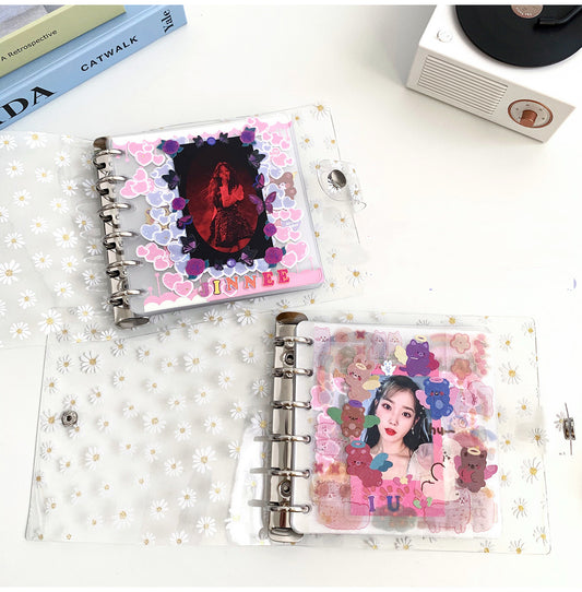 J-6 Clear PVC inside page binder