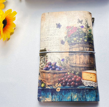 J-9 A6 size leather cover journal