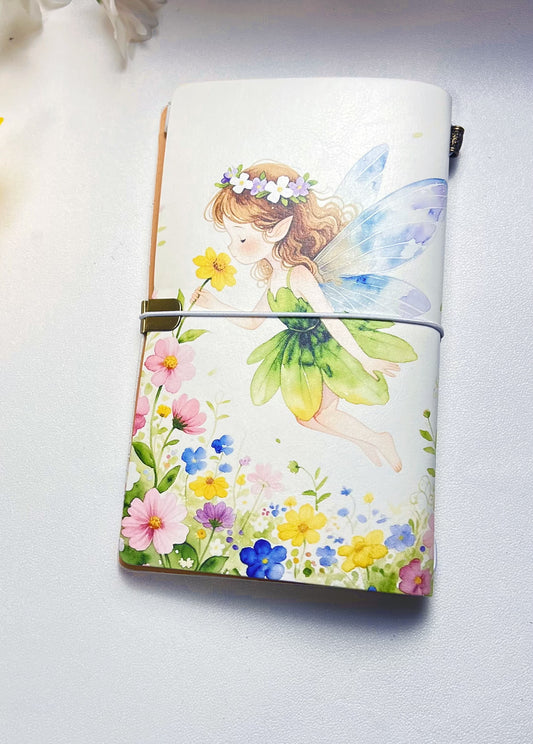 J-8 A6 size leather cover journal