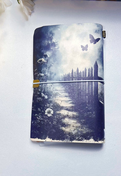 J-10 A6 size leather cover journal