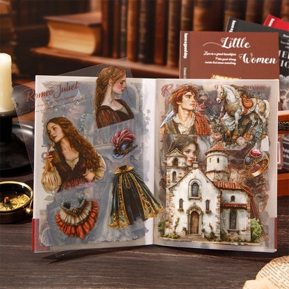 S-14 Masterpiece Collection Handbook Series Literary Story Theme Stickers 6Style