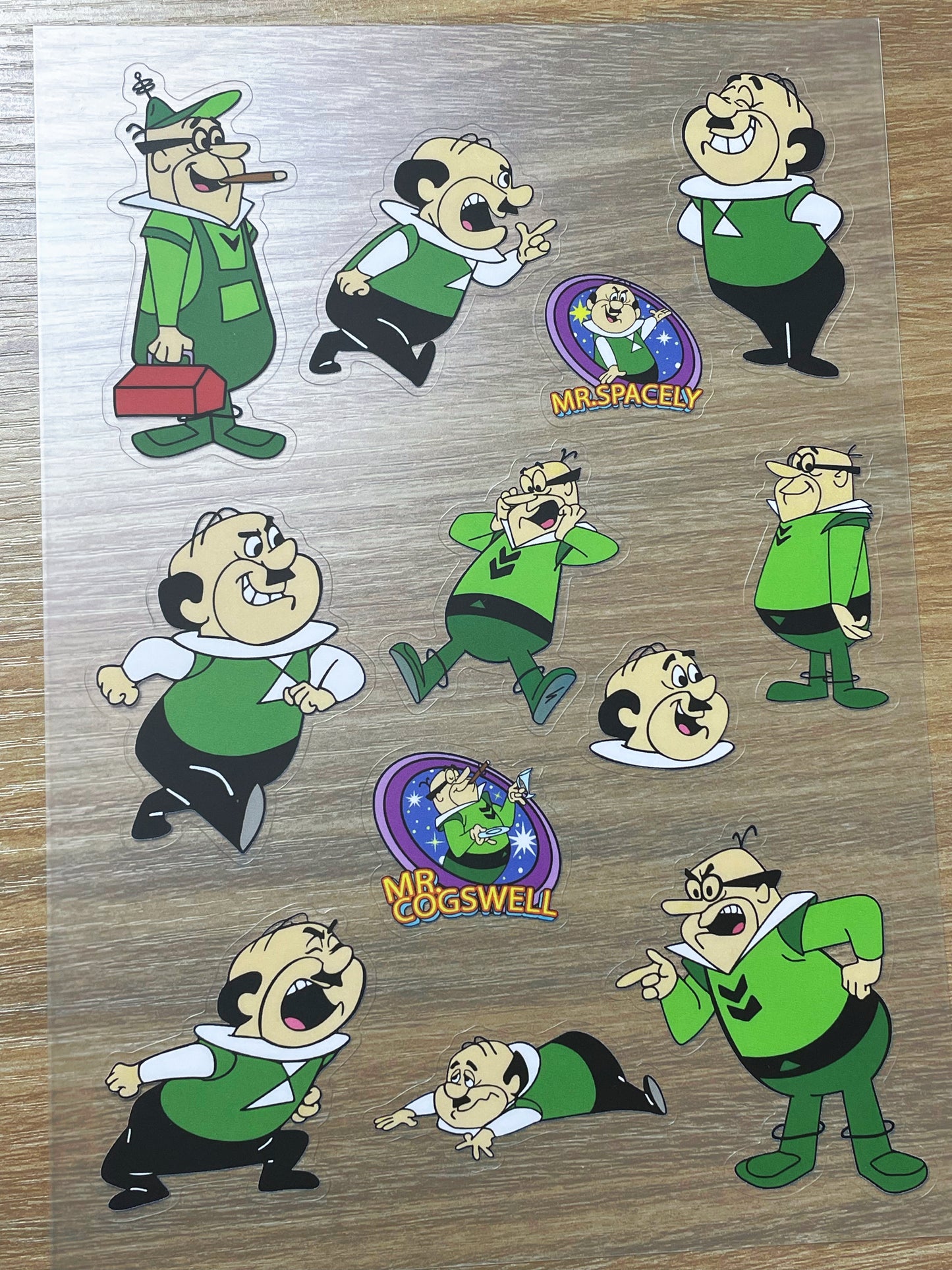 S99 The Jetsons sticker pet precut A5 size 6 pieces