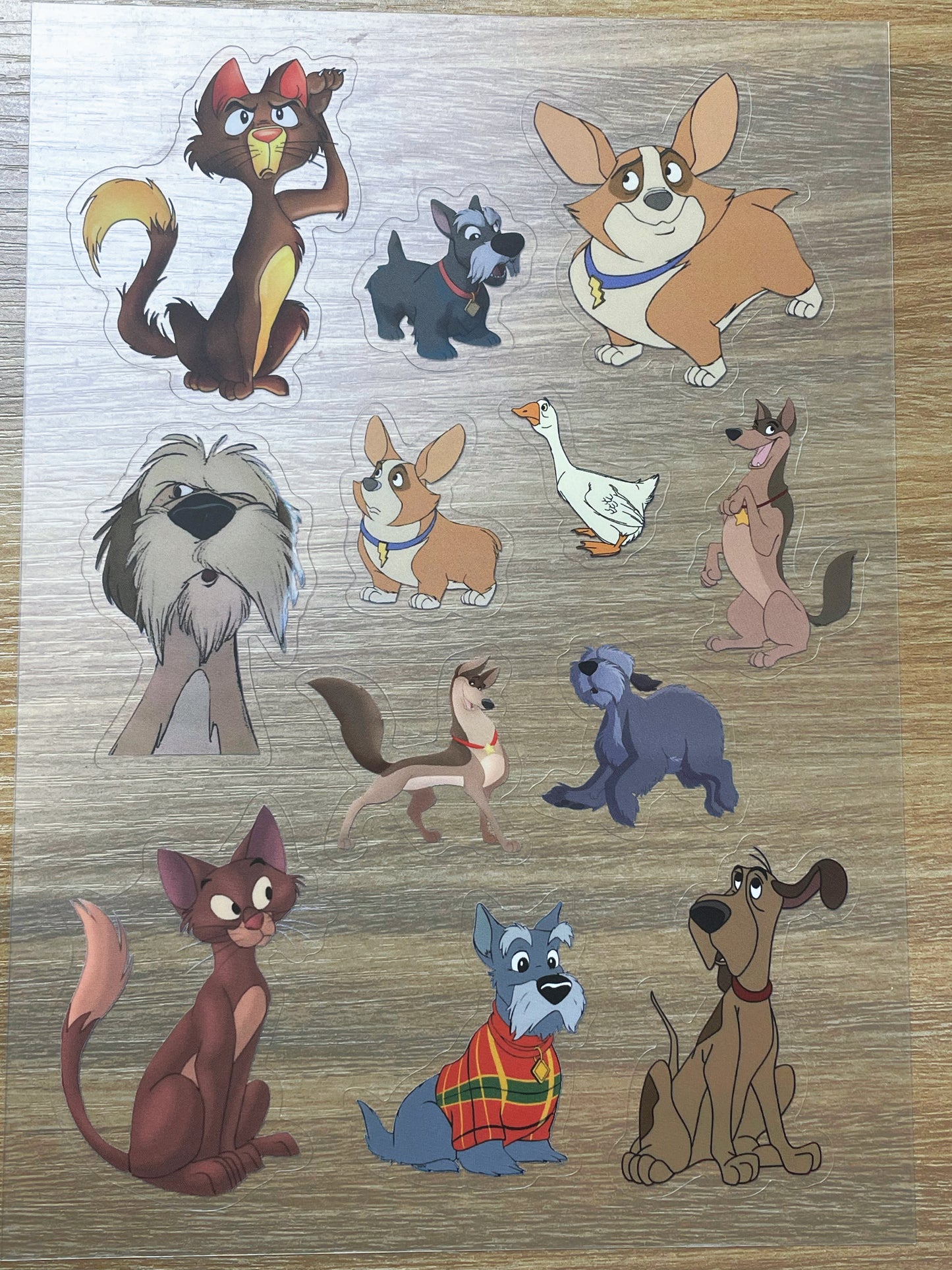 S96 Dalmatians sticker pet precut A5 size 5 pieces
