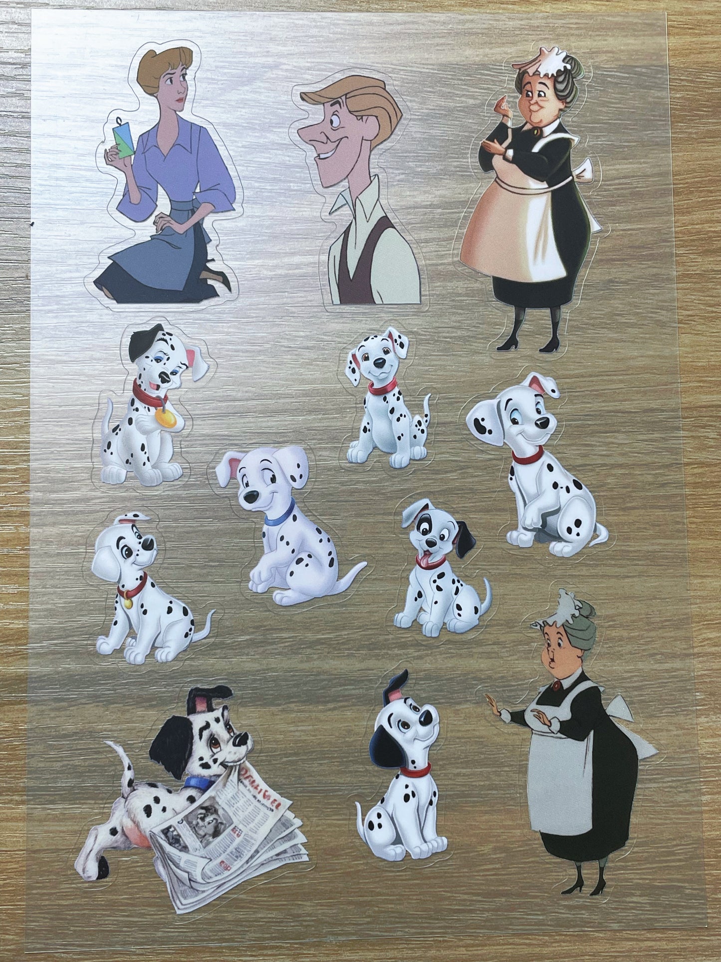 S96 Dalmatians sticker pet precut A5 size 5 pieces