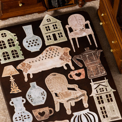 S-23 Prologue to Life Series Home Theme Hollow Sticker 4Style