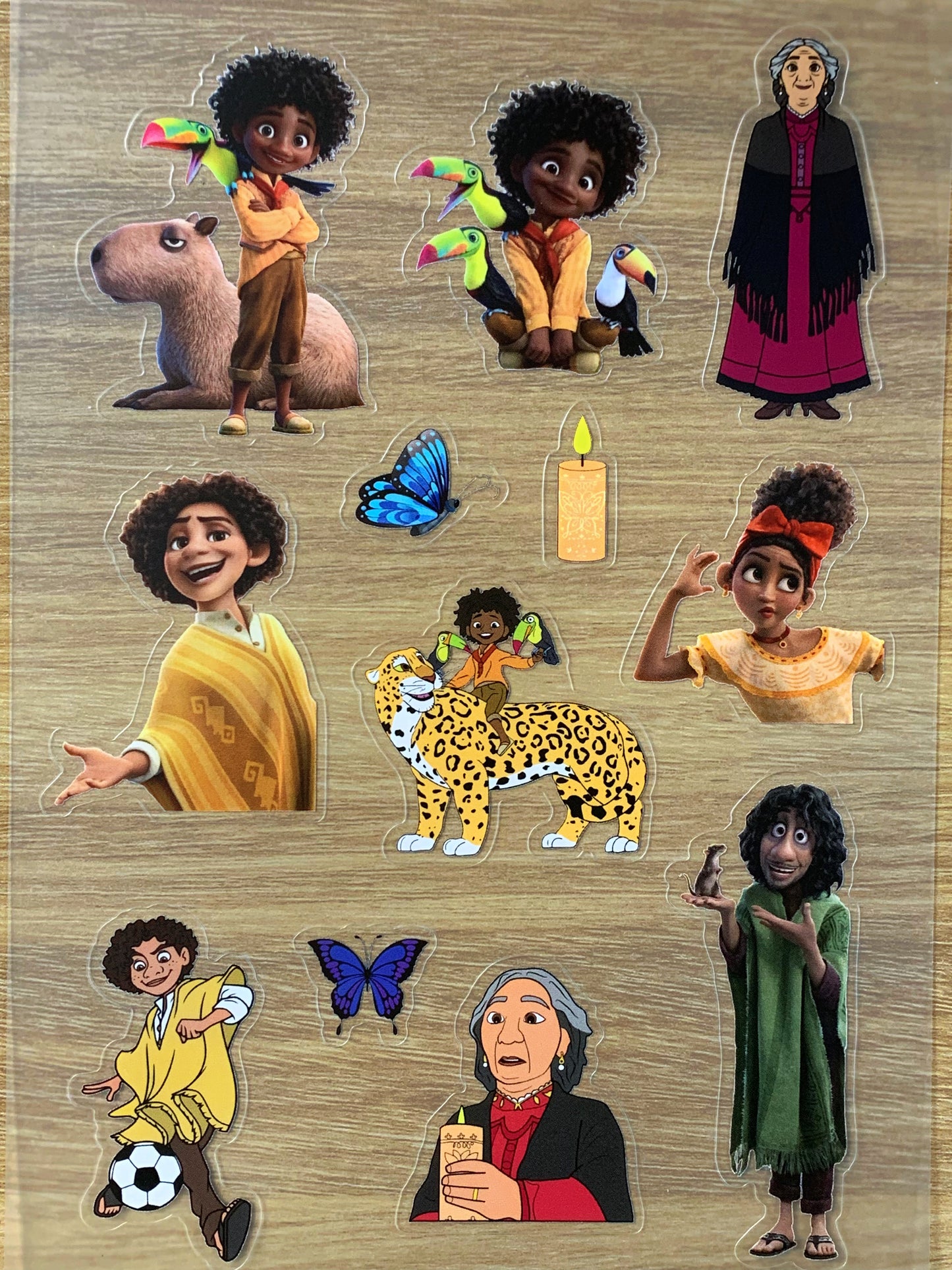 S37 Encanto  sticker pet precut A5 size 5 pieces