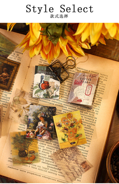 P-12 Ancient Forest Sulfuric Acid Paper Material Pack Life mini Book Series