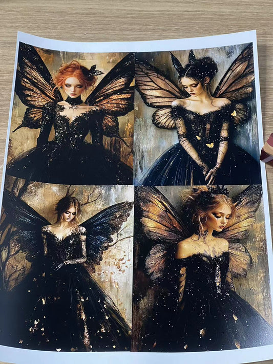 P-1 Gothic Fairy paper A4 size 5 pieces