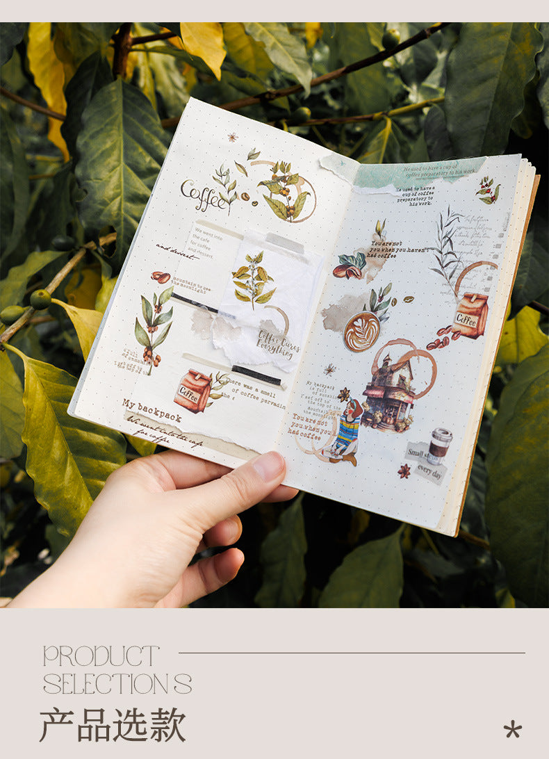 S-22 Coffee Transfer Sticker Hazy Coffee Fragrance Dream Series  6Style