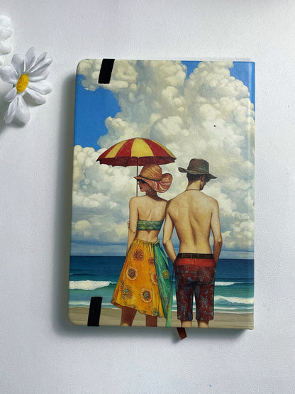 J-16 A5 size leather cover journal