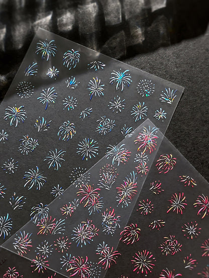 MINI-23Shell Light Gorgeous Fireworks  Stickers Splendid Fireworks New Year Hot-Selling Stickers