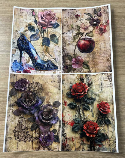 P-2Evil Queen Paper A4 size 9 pieces color laser paper