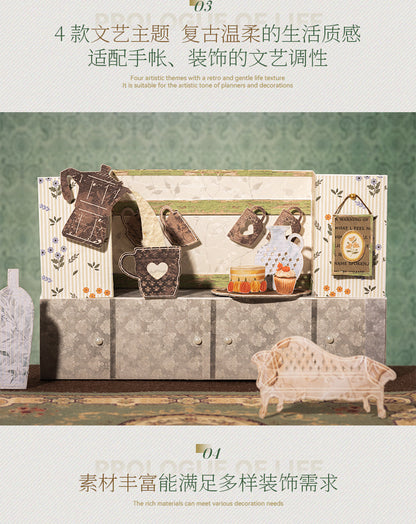 S-23 Prologue to Life Series Home Theme Hollow Sticker 4Style