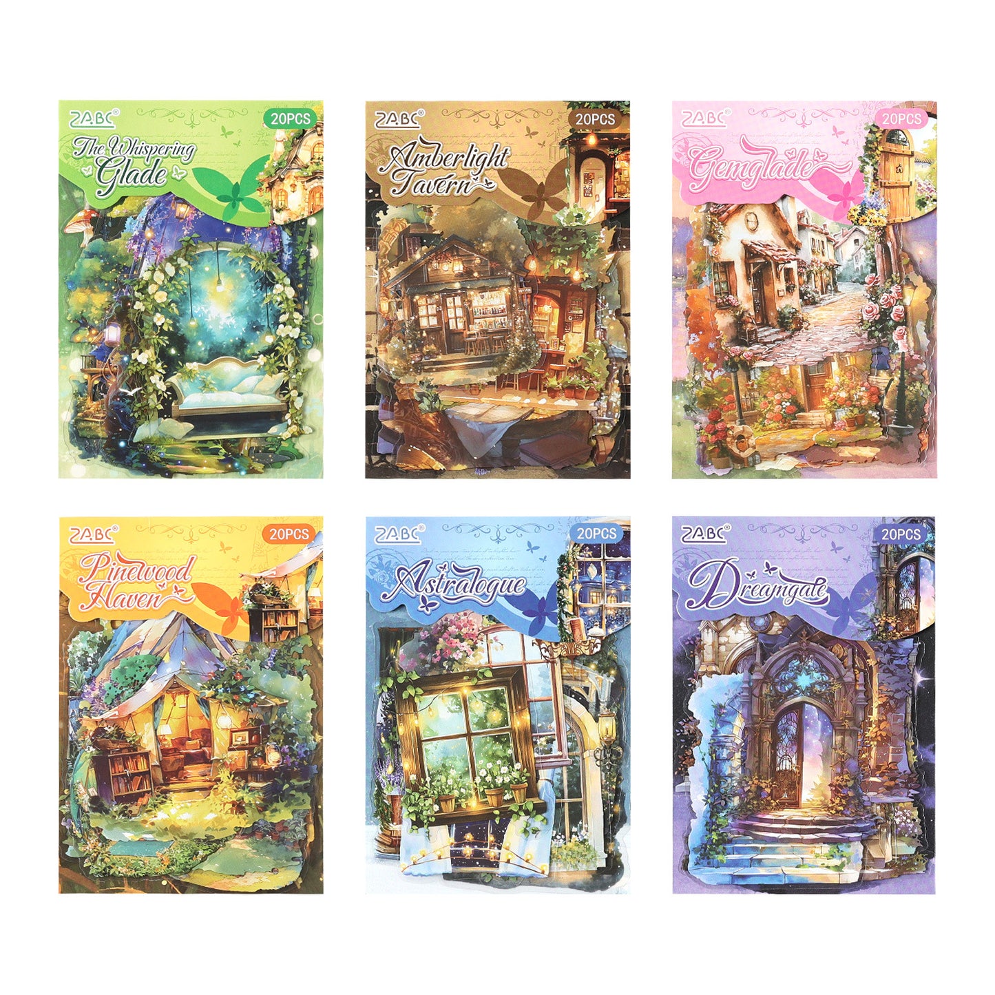S-43Magic Journey Adventure Series Sticker 6Style