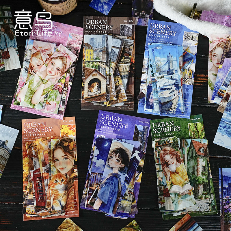 S-13 YiNiao City Romance and Youth Series Character and Scenery 6Style