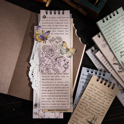 P-14 Retro Theme Coil Material Book Story Essay Series 6Style