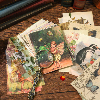 P-13 Ancient Forest American Retro Material Paper