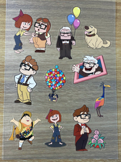 S28 Up  sticker pet precut A5 size 3 pieces