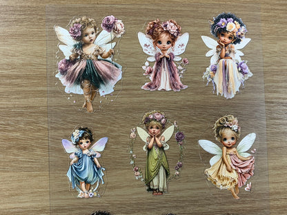 E-54 angel 3D Embossed sticker 1 piece