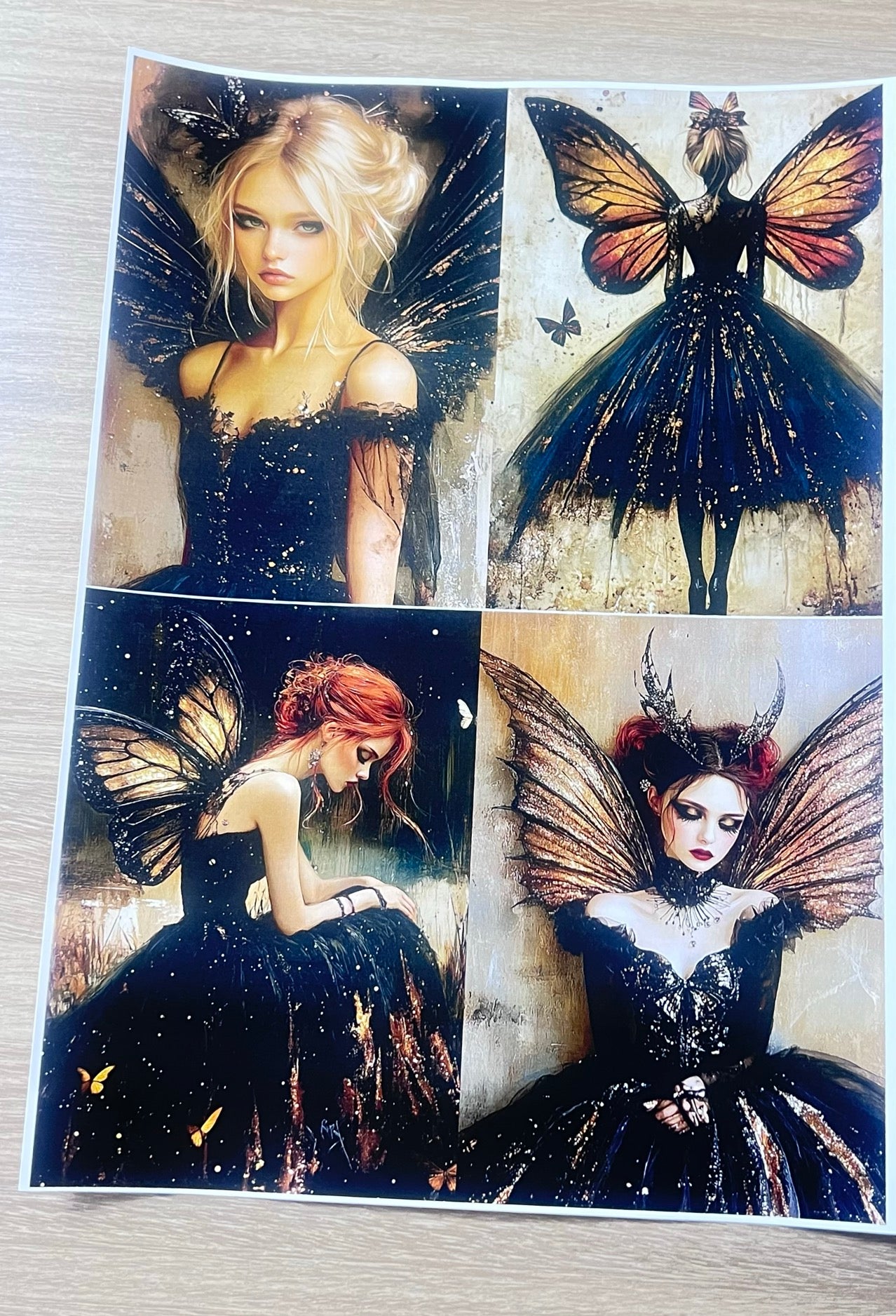 P-1 Gothic Fairy paper A4 size 5 pieces