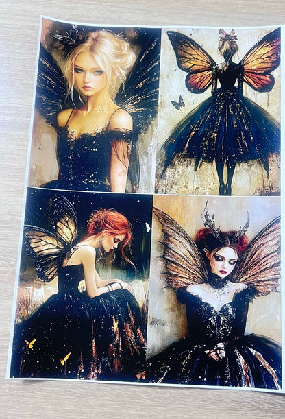 P-1 Gothic Fairy paper A4 size 5 pieces