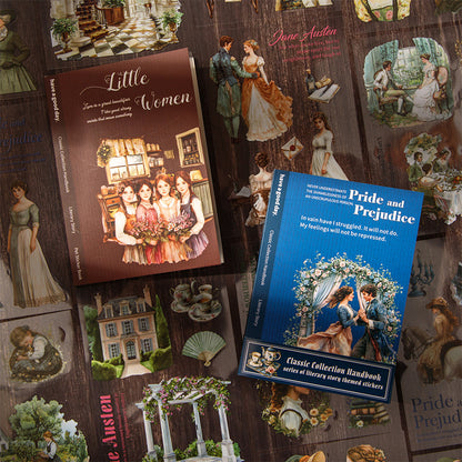 S-14 Masterpiece Collection Handbook Series Literary Story Theme Stickers 6Style