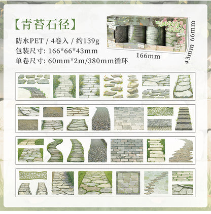 S-35Boxed Tape Set Impressions of Ancient Roads Series Scenery Stickers