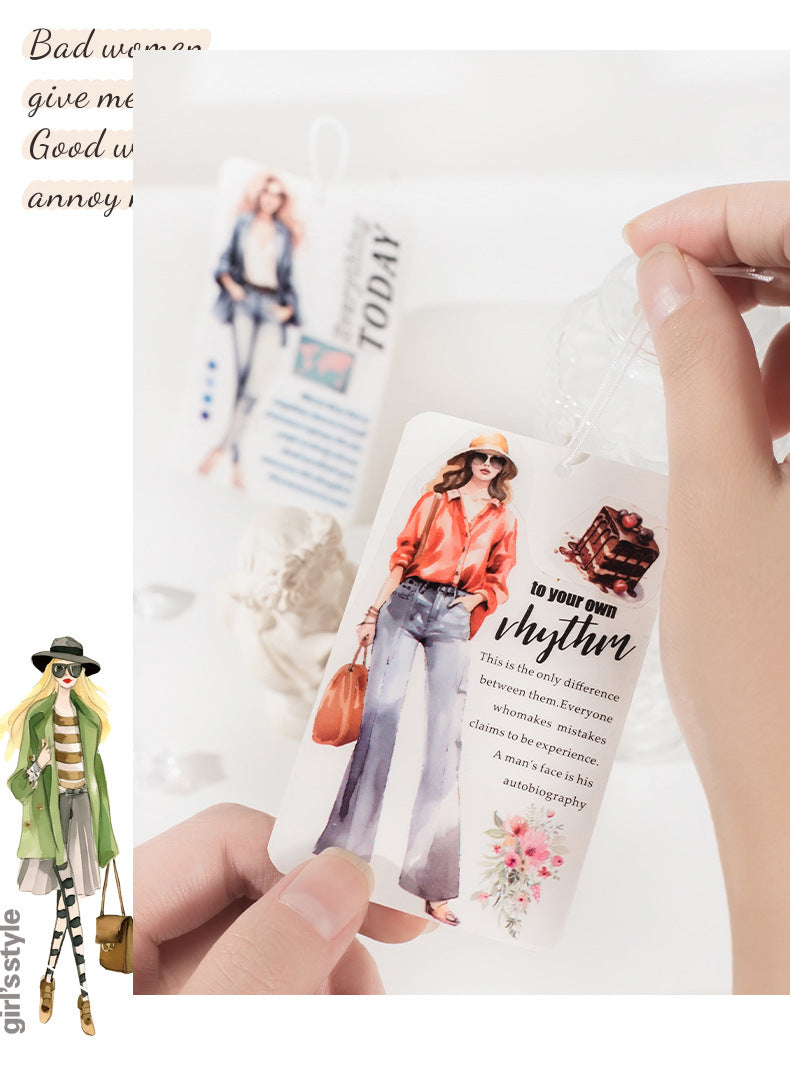 S-45 Fashion Magazine Series PET Tape for Character 6Style