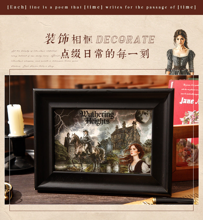 S-14 Masterpiece Collection Handbook Series Literary Story Theme Stickers 6Style