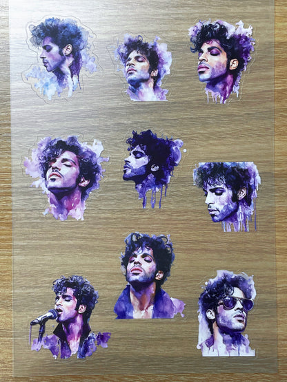 S72 Purple Rain Echo  sticker pet precut A5 size 3 pieces
