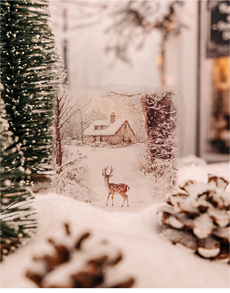 S-39  Large Size LandscapeSnow Poetry Series Winter Snow Scene 6Style