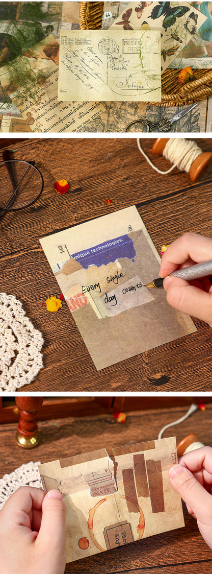 P-13 Ancient Forest American Retro Material Paper