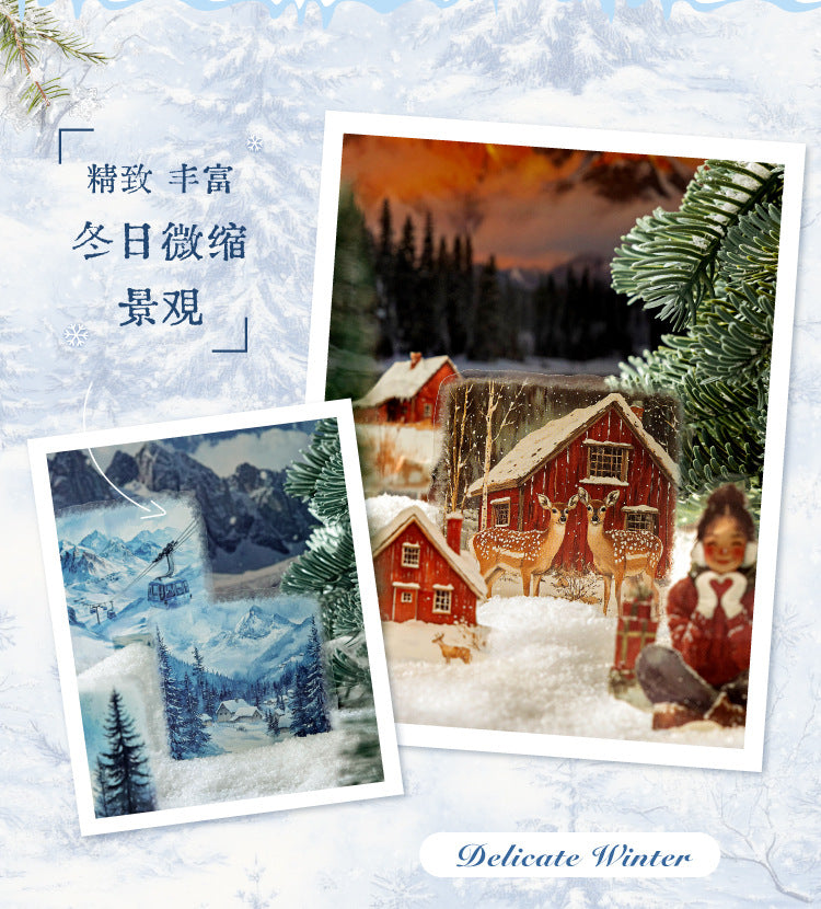 S-39  Large Size LandscapeSnow Poetry Series Winter Snow Scene 6Style
