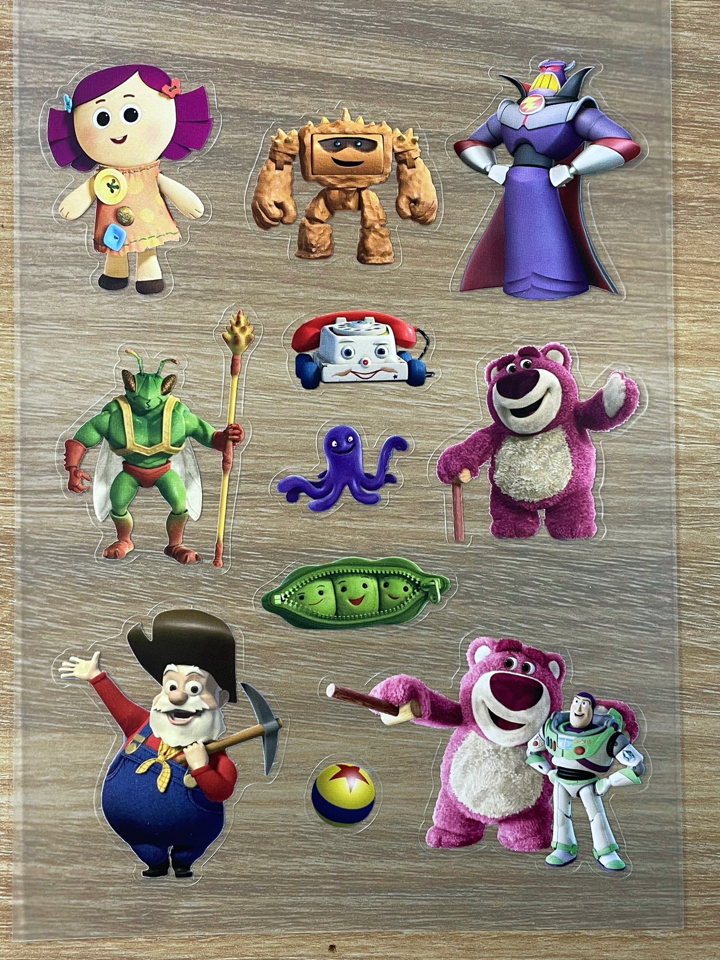 S29 Toy story  sticker pet precut A5 size 6 pieces